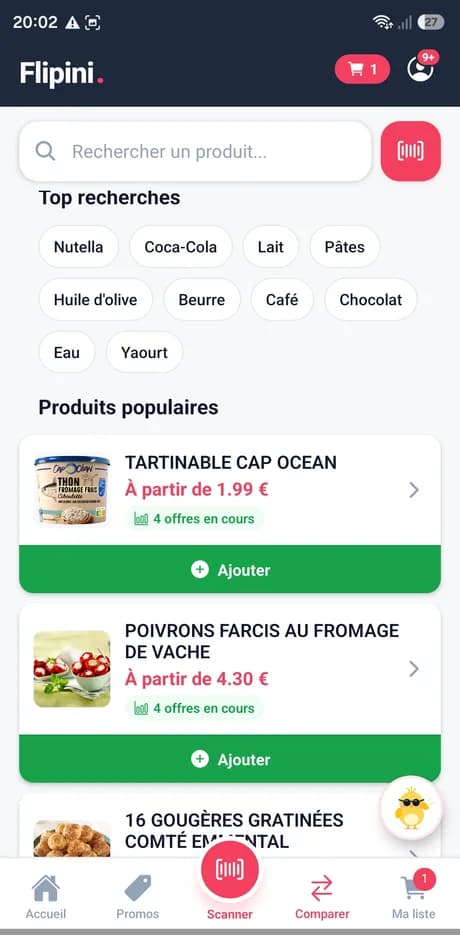 Comparateur de prix