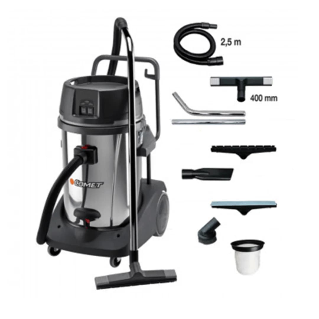 Aspirateur profesionnel eau et poussière CVP 378 XBH en Inox à 3 moteurs – 943757 COMET MAROC