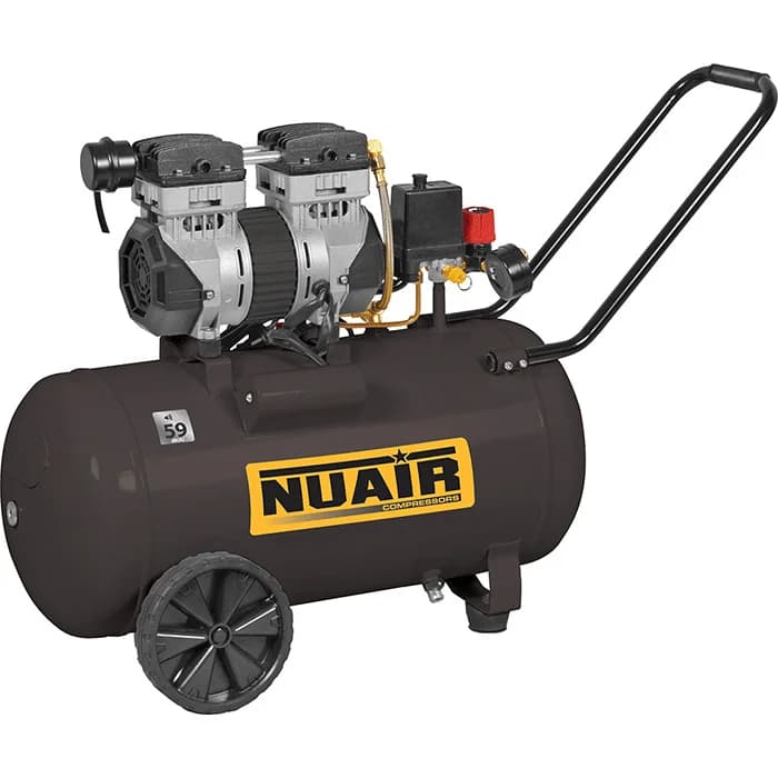 Compresseur A Airsilencieux Siltek+ 24l 1,3 Hp 59 Db – B2cc2g4nua Nuair Maroc