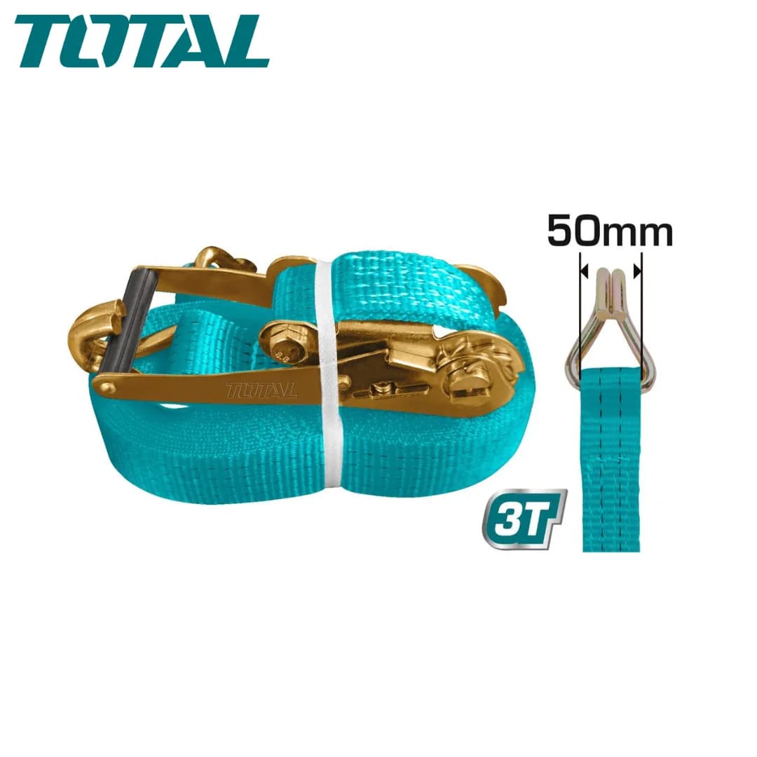 Sangles à clique (3T) 6m/50mm – Total Outillage THTRS3061