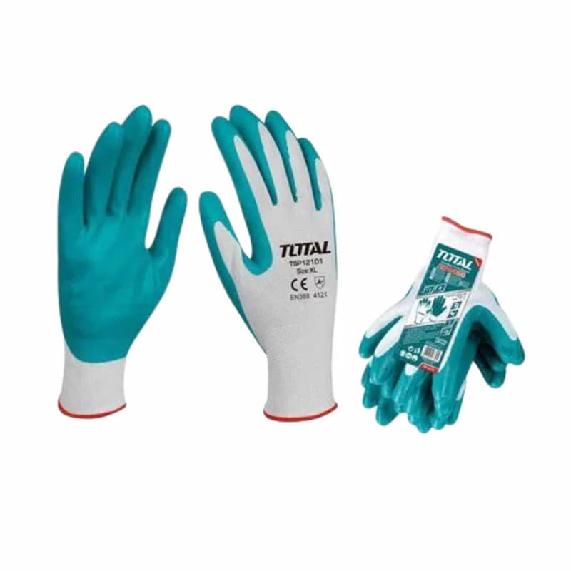 Gants en Nitrile XL – Total Outillage TSP12101