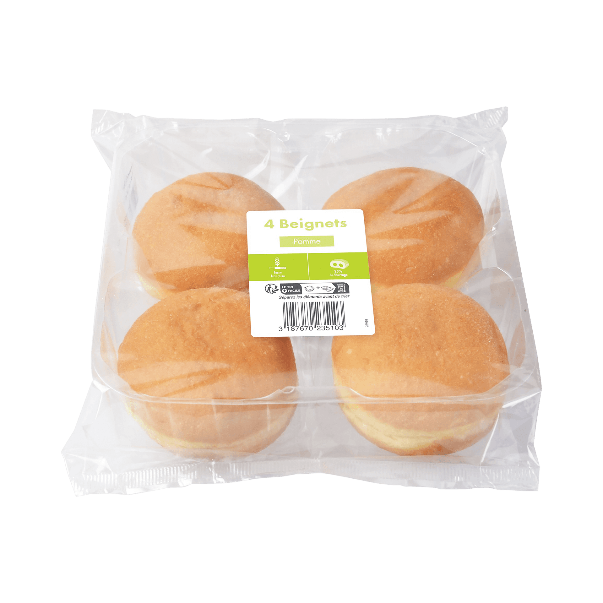 4 Beignets aux Pommes