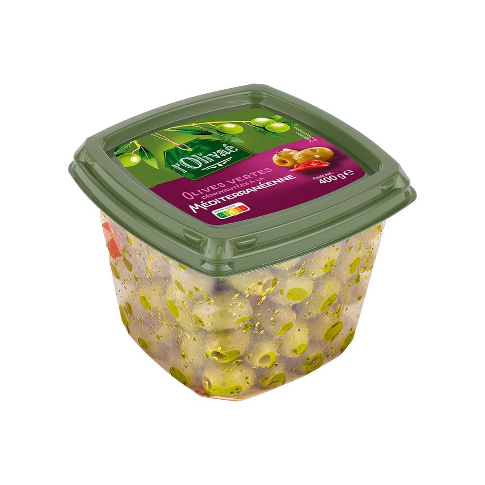 Olives Vertes à la Méditerranéenne