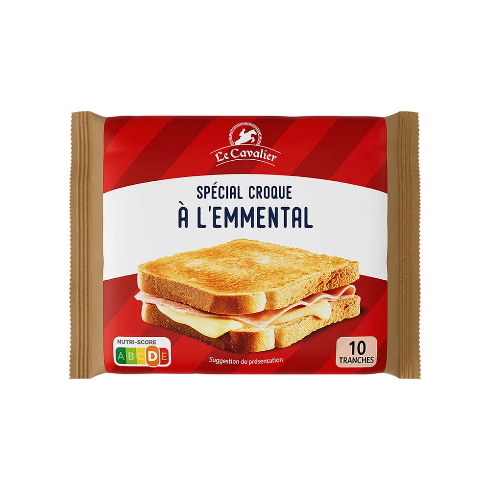 Fromage fondu pour croque-monsieur à l'emmental