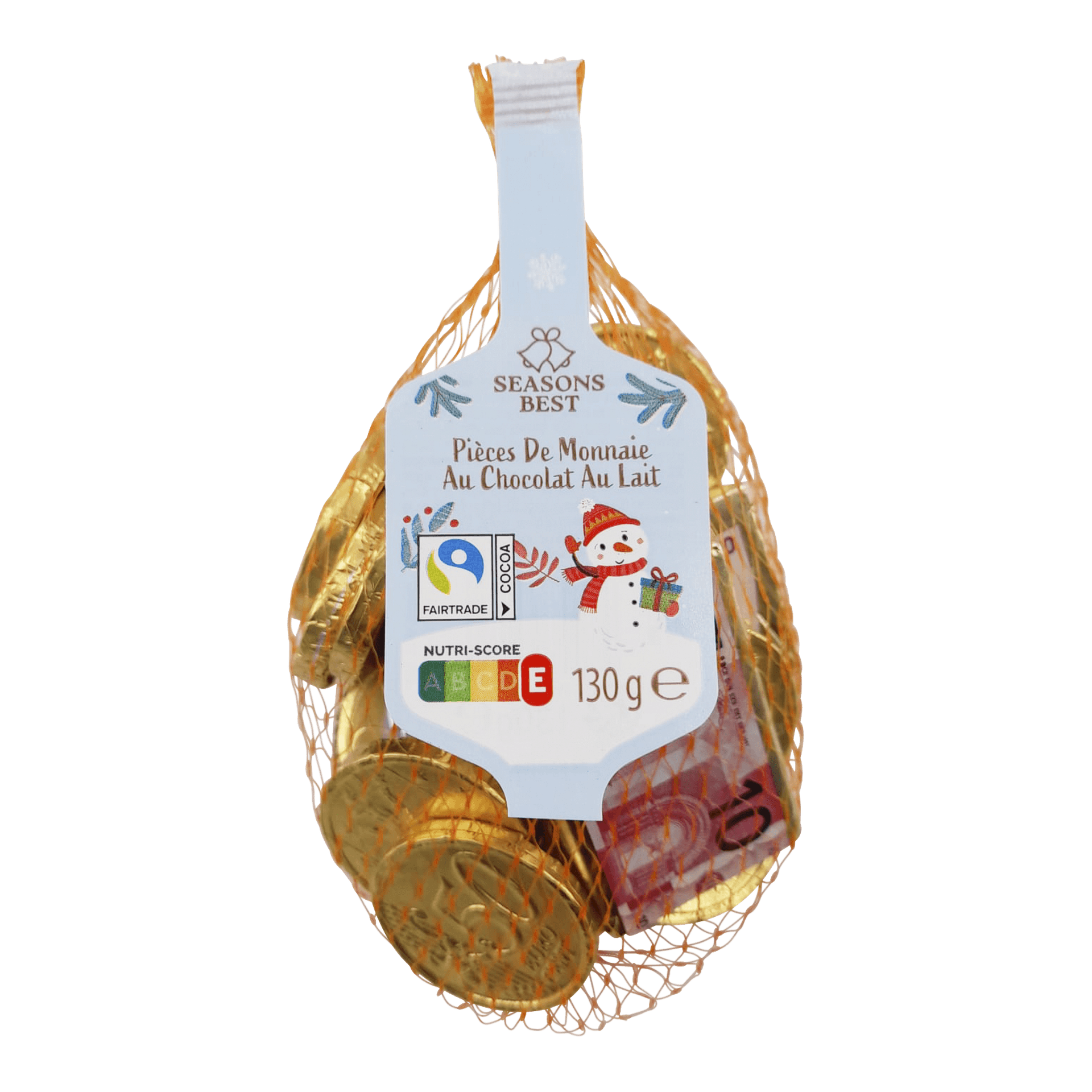 Filet de Pièces en Chocolat