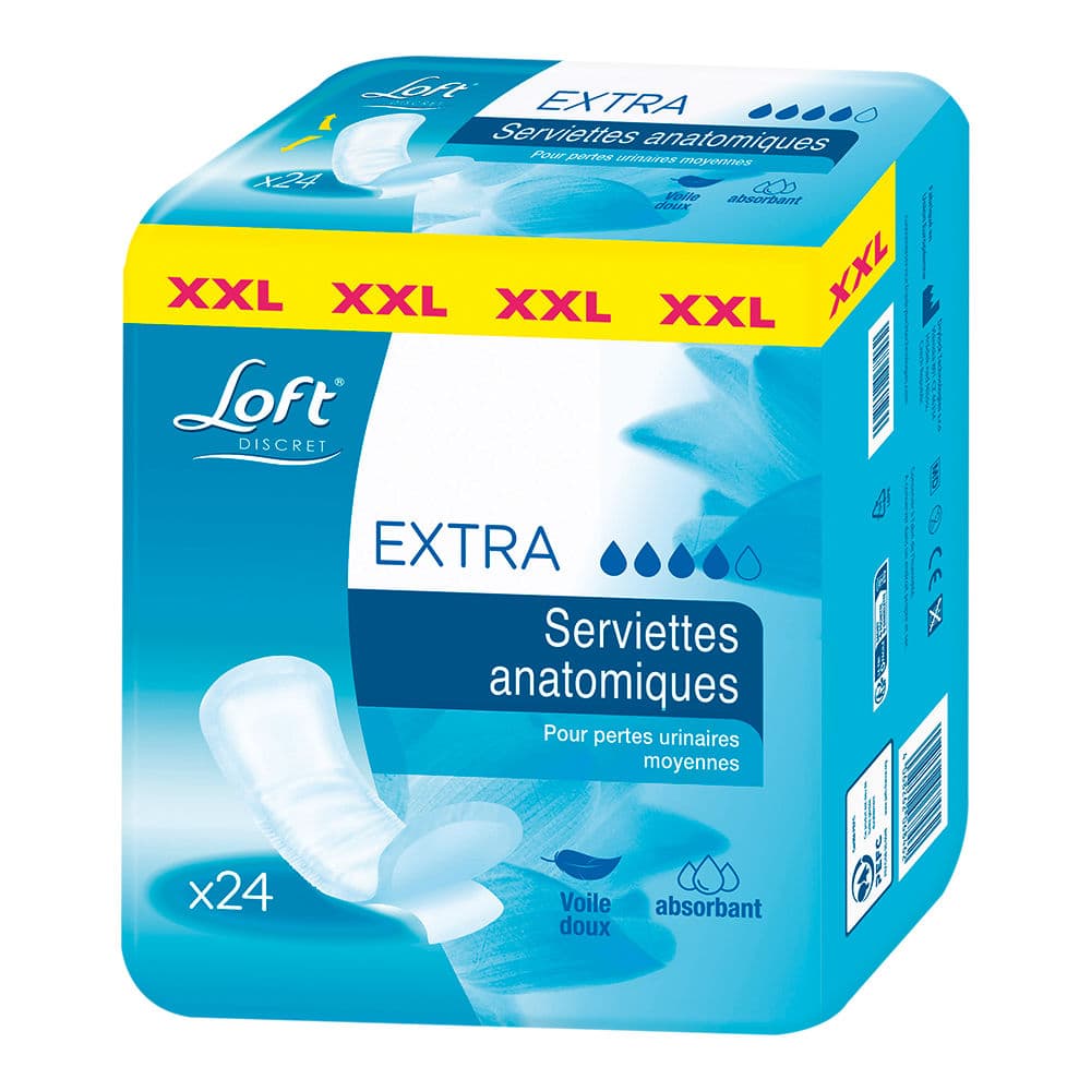 Serviettes Incontinence