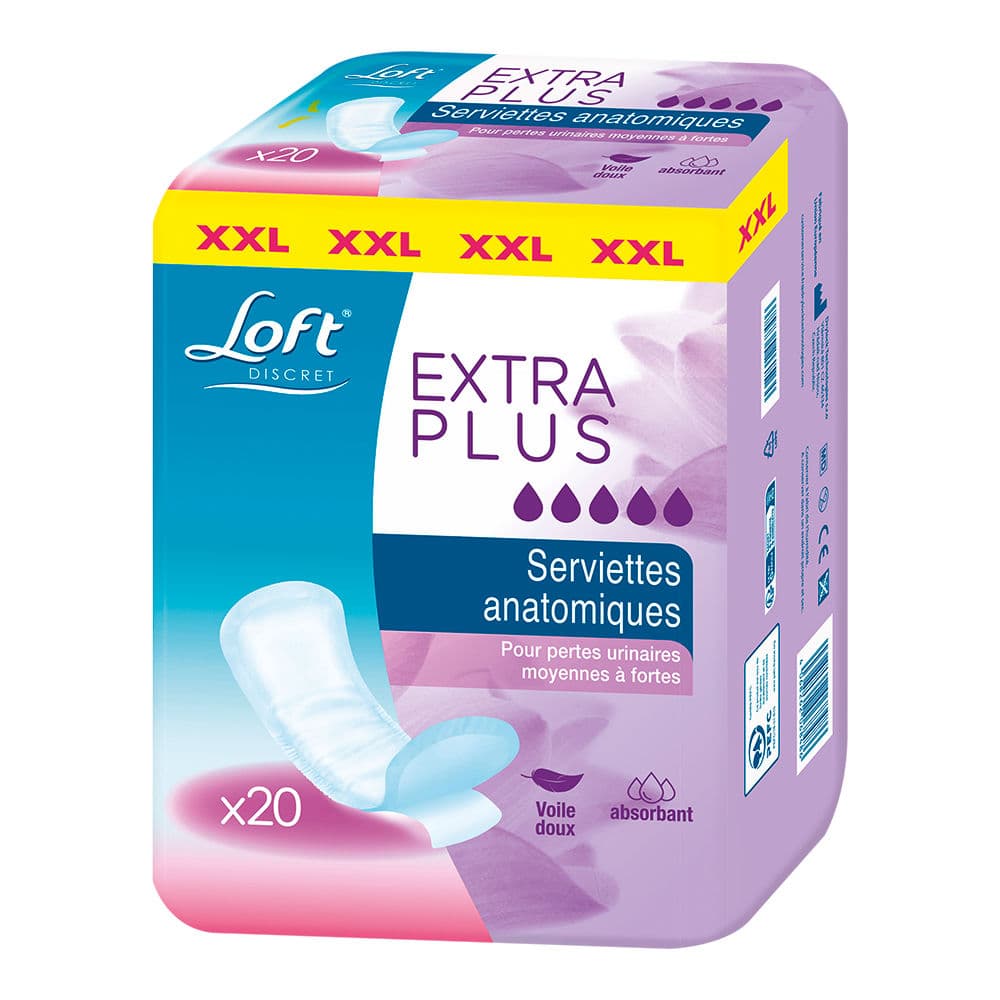 Serviettes Incontinence