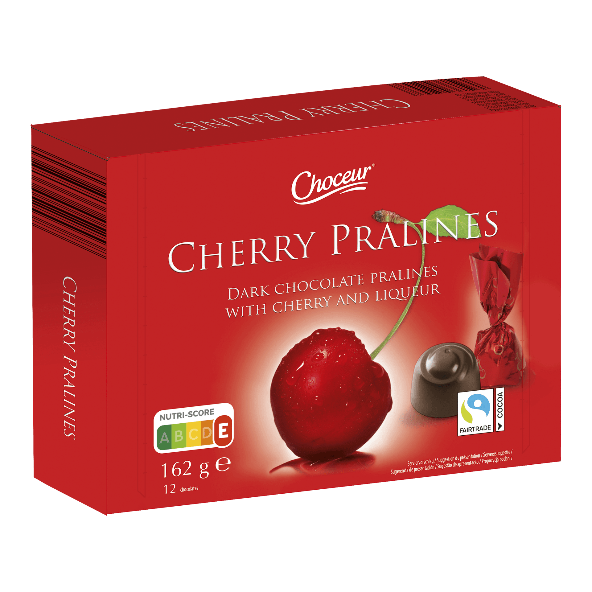 Chocolat fourré cerise liqueur