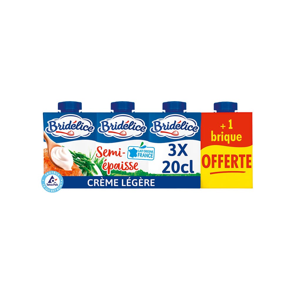 Crème Légère Semi-Épaisse Uht