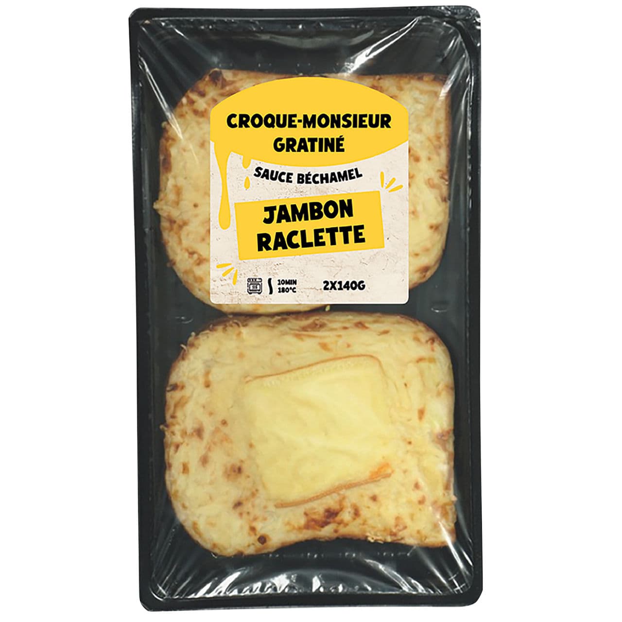 Croque monsieur gratiné jambon raclette