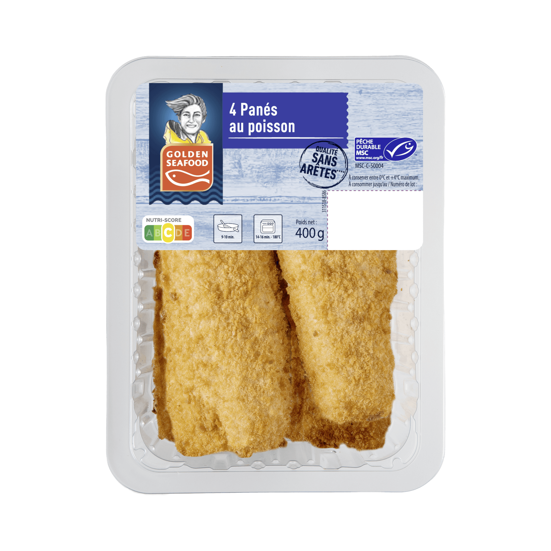 4 Panés au Poisson