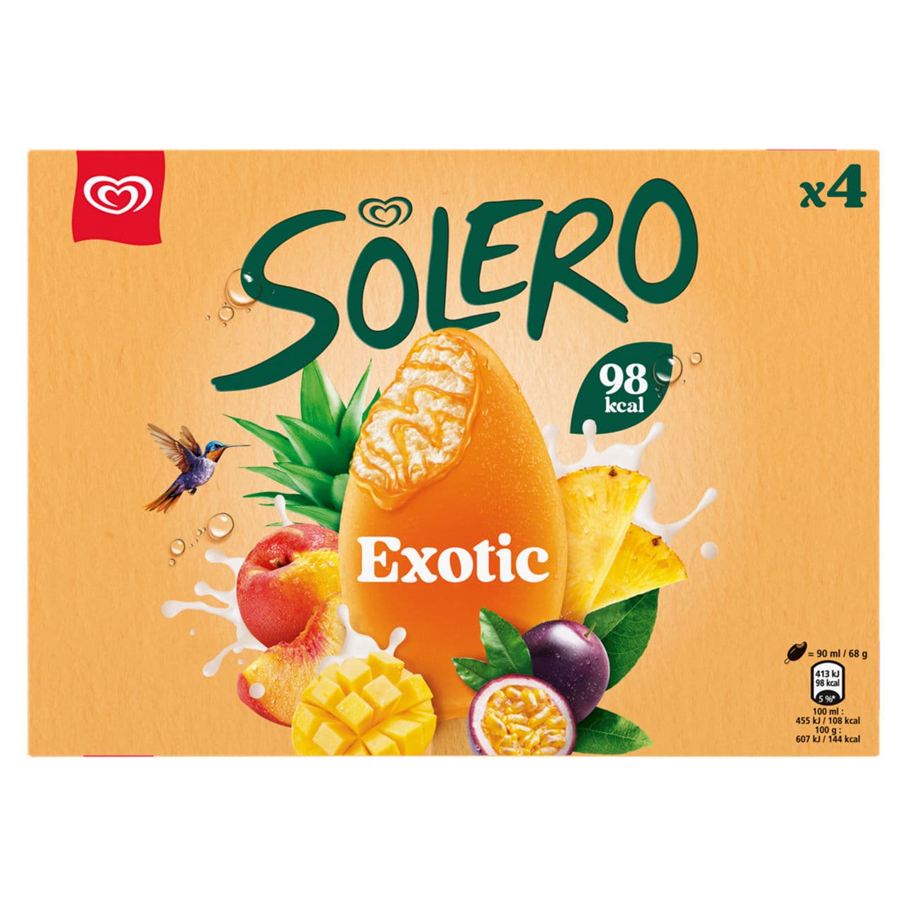 4 Bâtonnets Fruits Exotiques