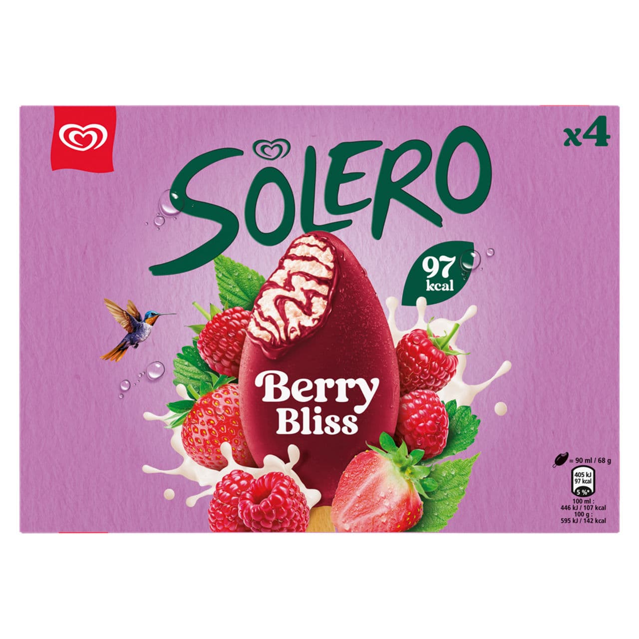 4 Bâtonnets Fruits Rouges