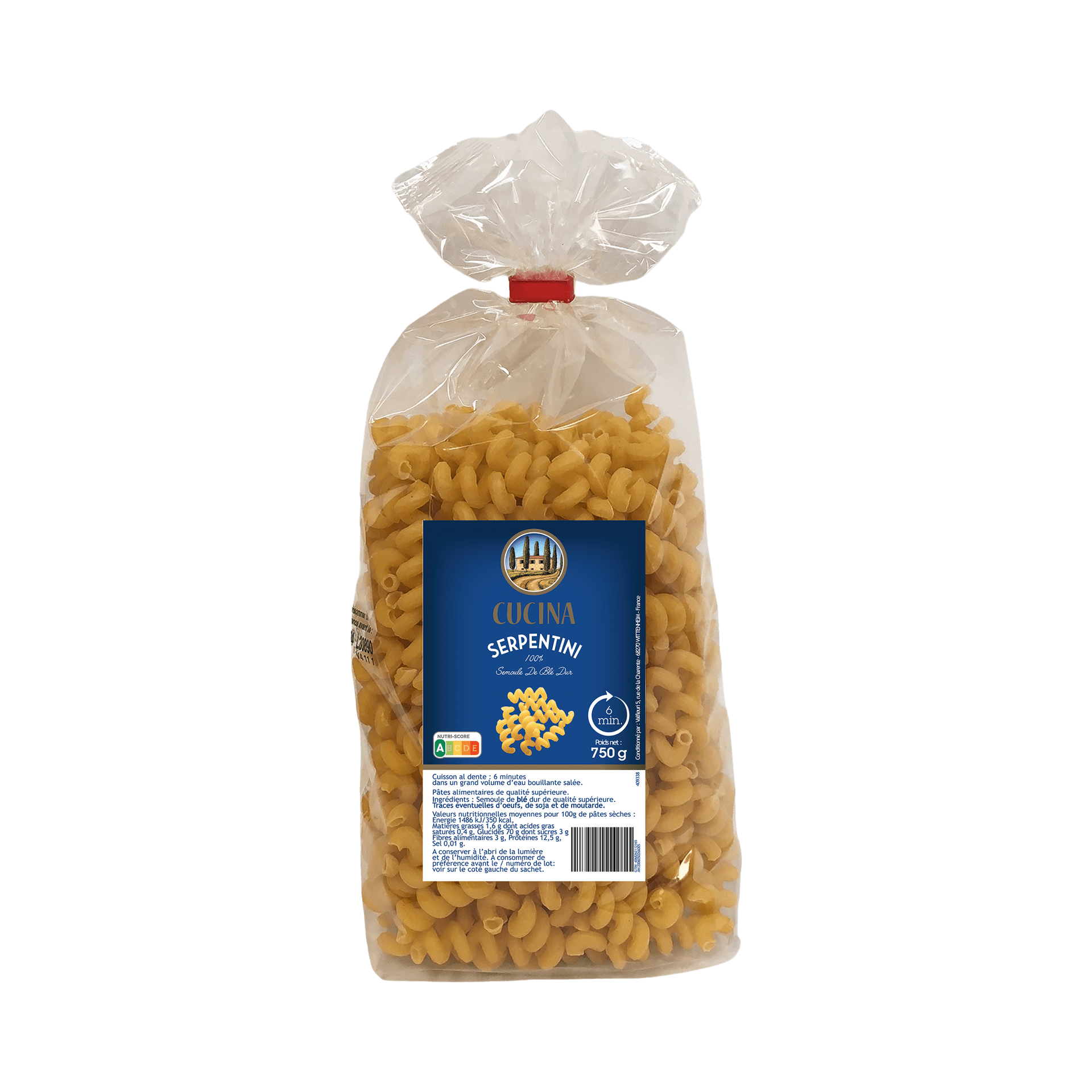 Pâtes Serpentini