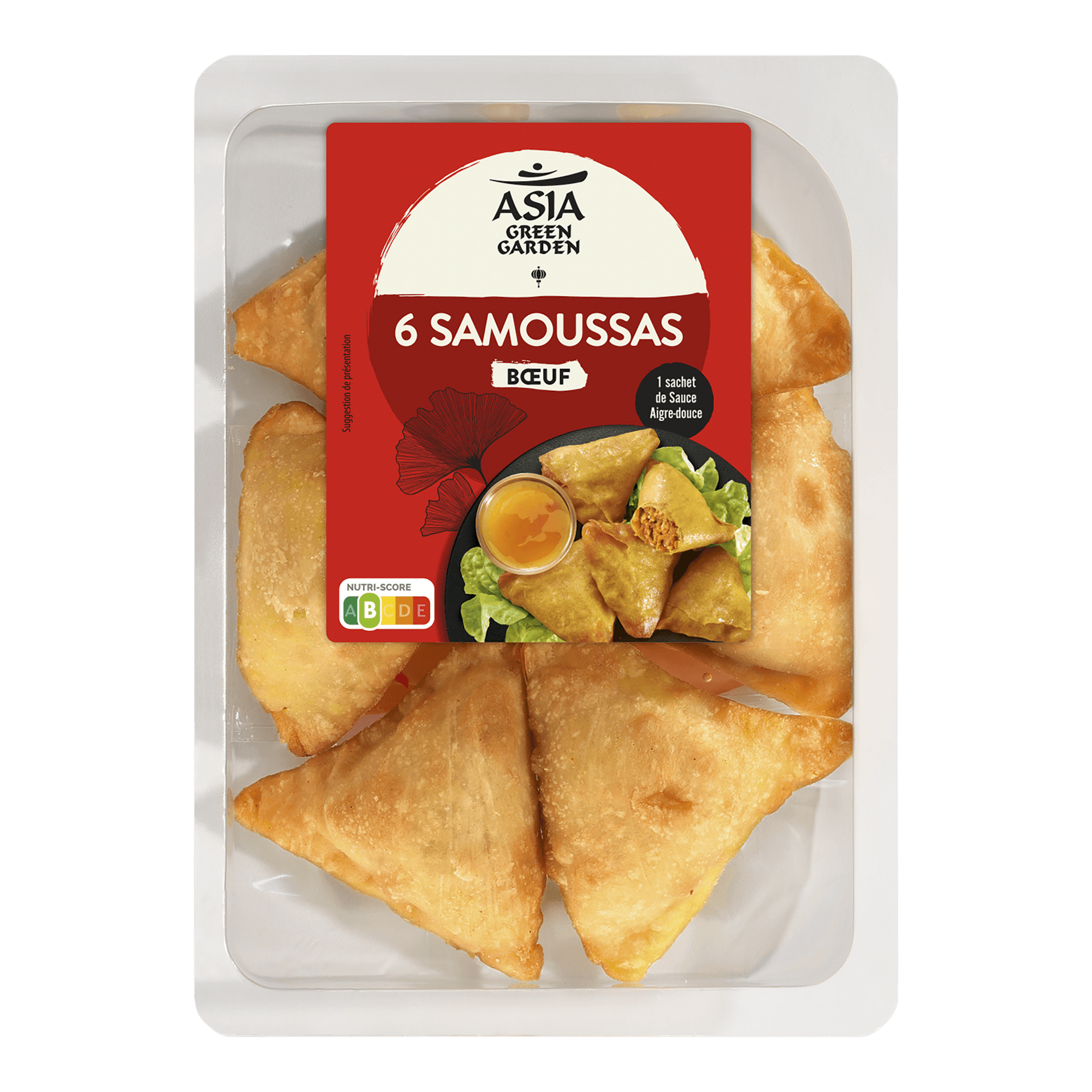 6 Samoussas au Boeuf