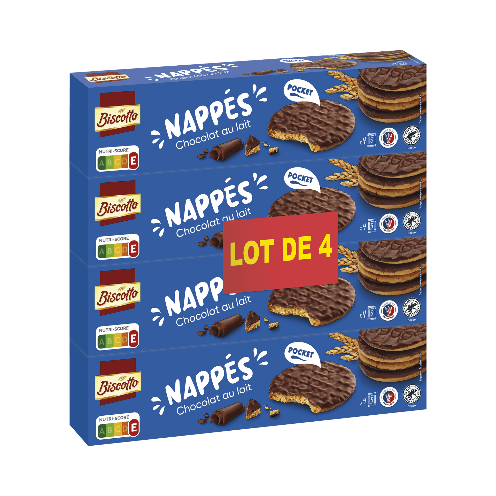 Biscuits Nappés au Chocolat au Lait