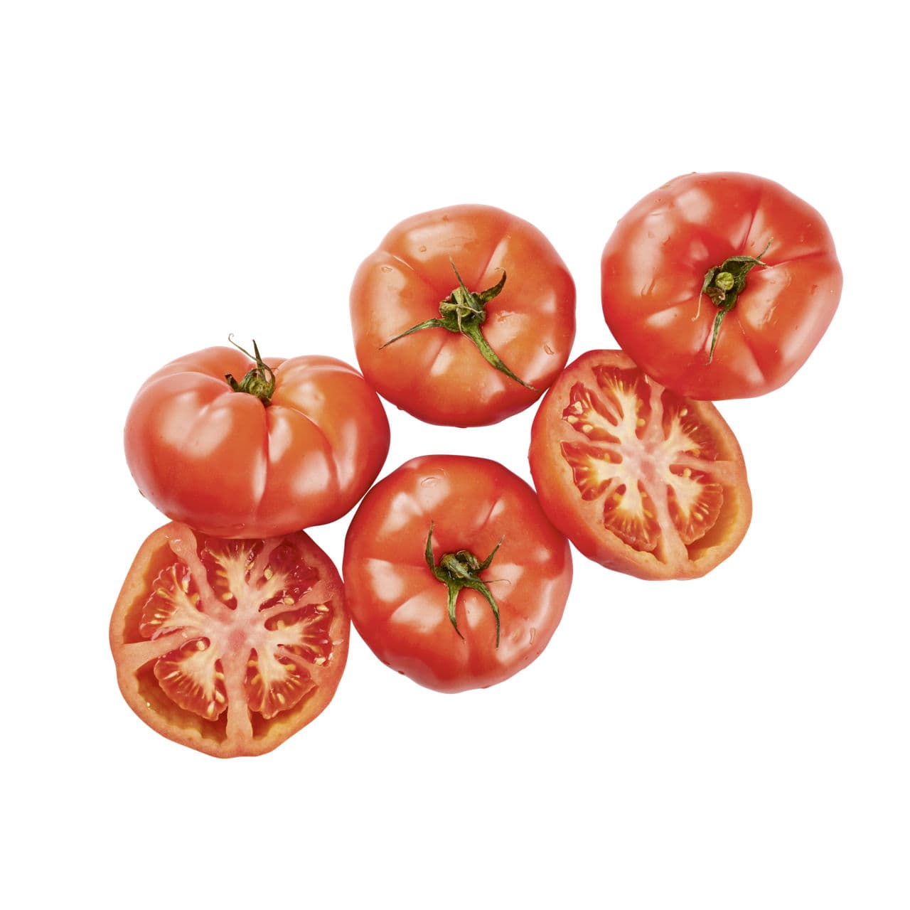 Tomates côtelées rouges