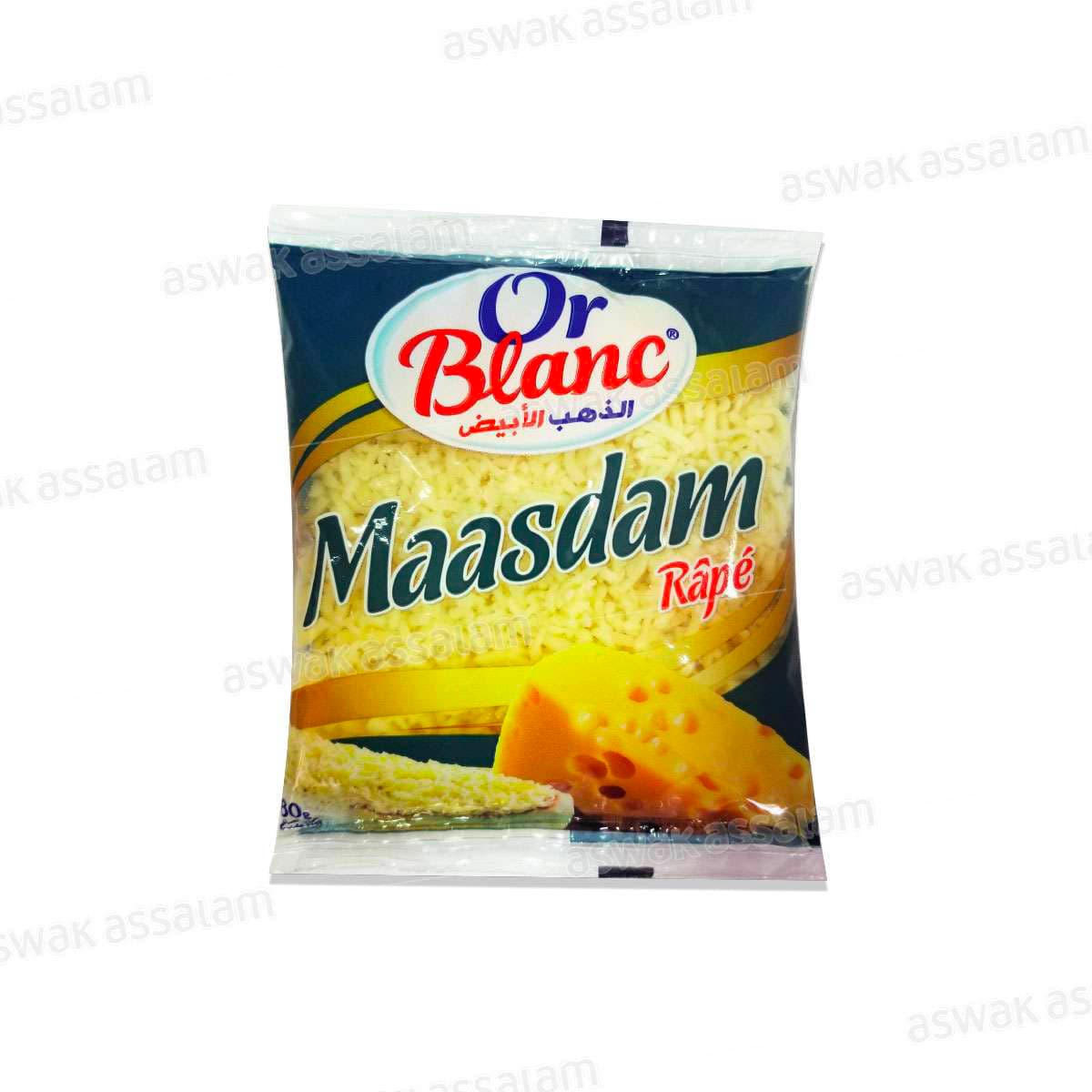 Fromage Rape Maasdam 80g Or Blanc