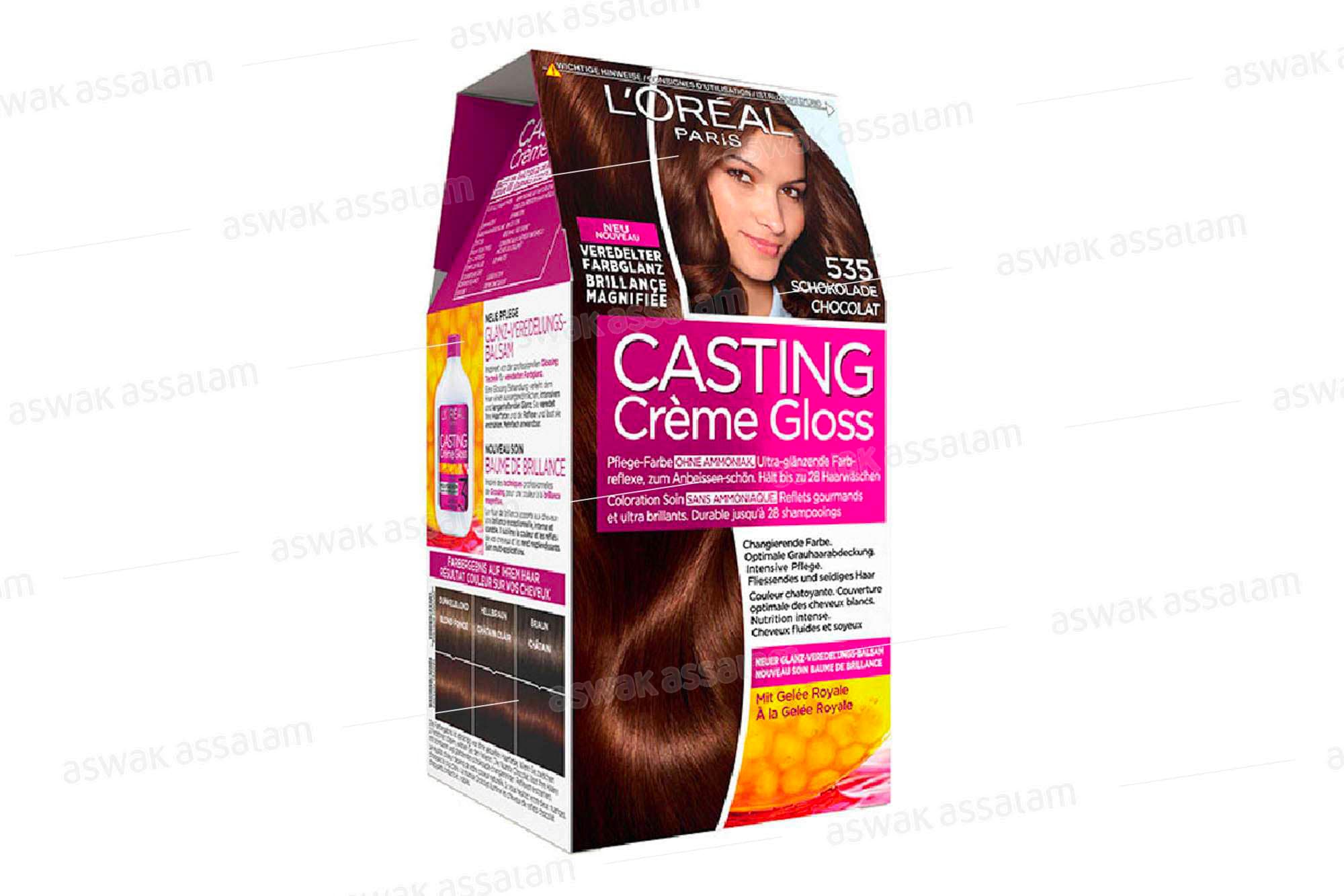 Coloration Creme Gloss Chocolat 535 Casting L'oreal