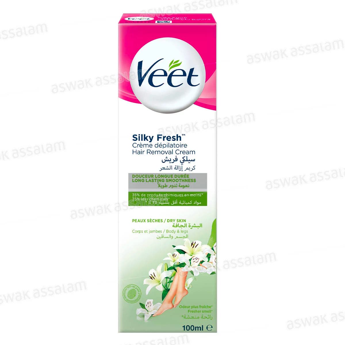 Creme Depilatoire pour Peaux Seches 100ml Veet