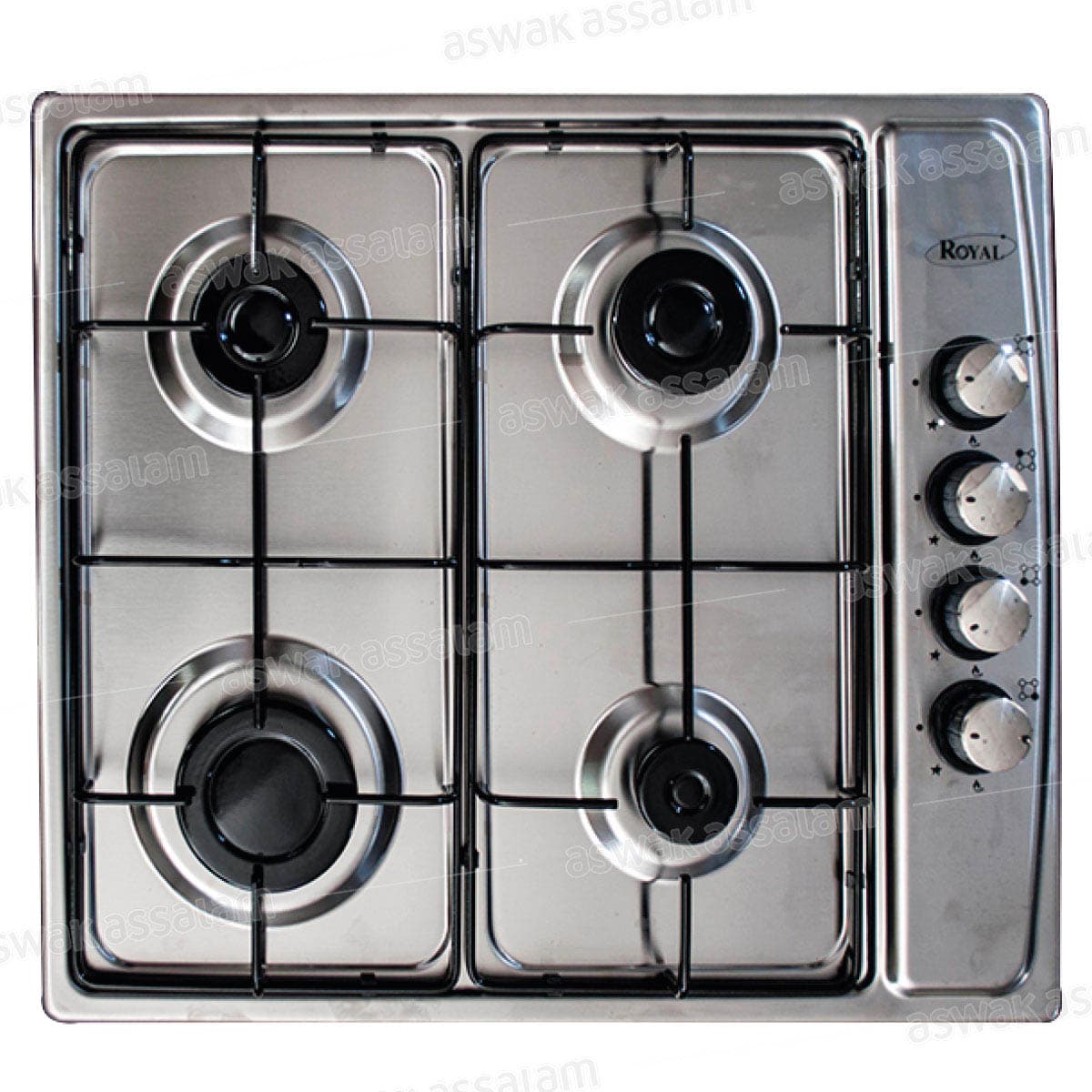 Plaque de Cuisson 4 Feux Encastrable 60*60cm Inox Lx-410b Royal