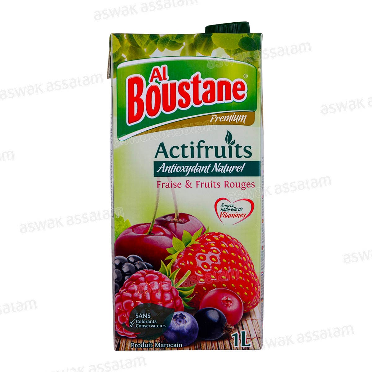 Nectar Actifruits Fraise Fruits Rouges 1l Al Boustane
