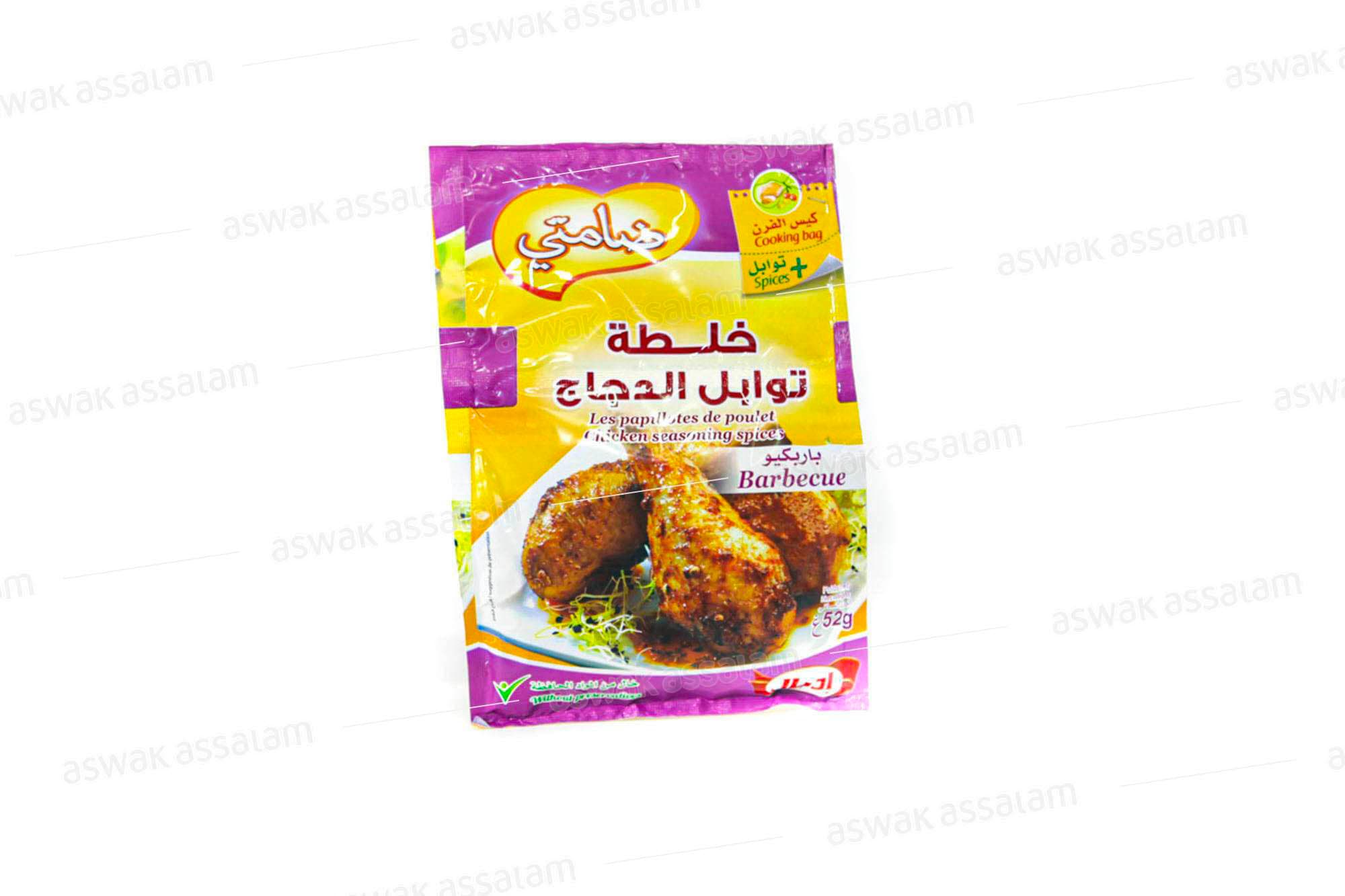 Assaisonement Poulet Epice Gout Barbecue 52g Ideal