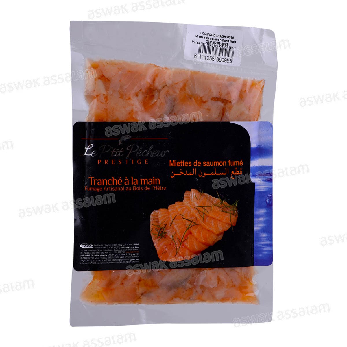 Miettes de Saumon Fume 150g le P'tit Pecheur