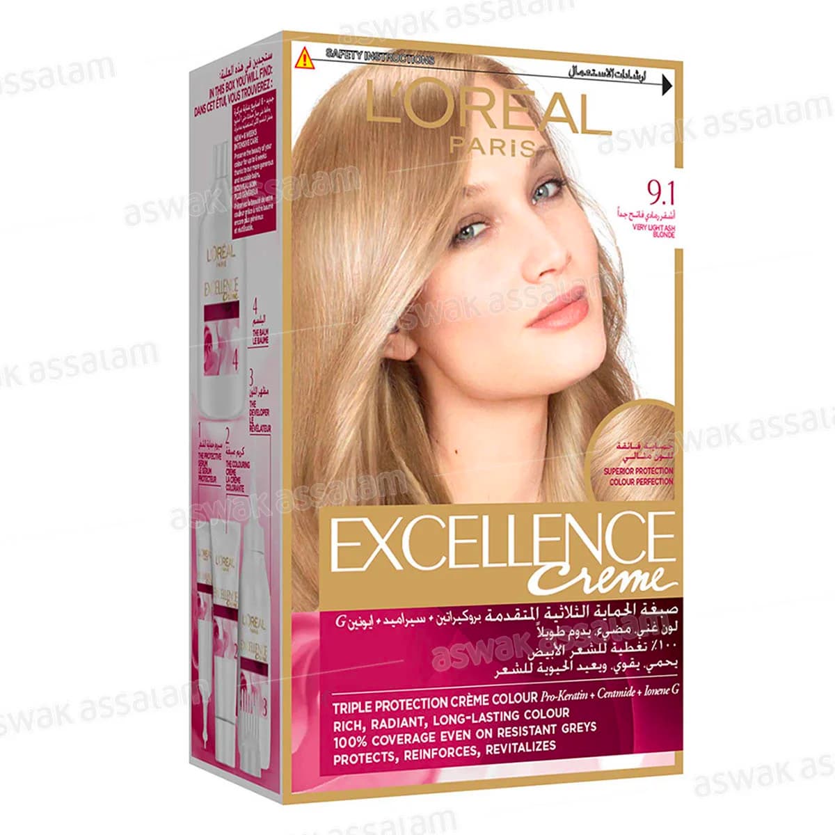 Coloration 9.1 Excellence Creme L'oreal