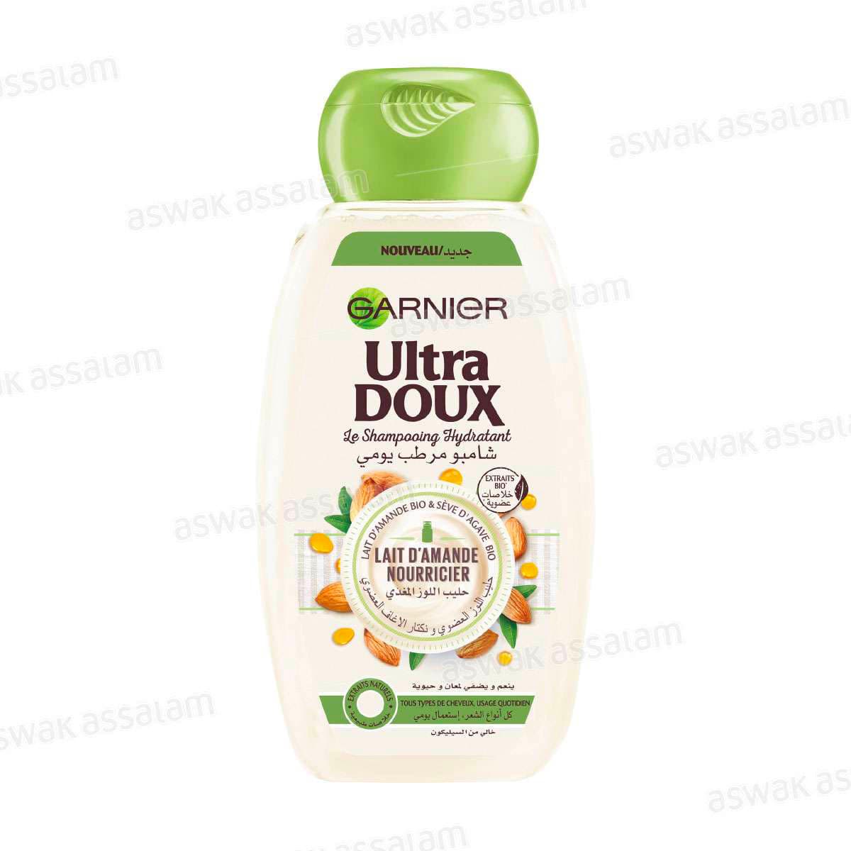 Shampooing au Lait D'amande 600ml Ultra Doux