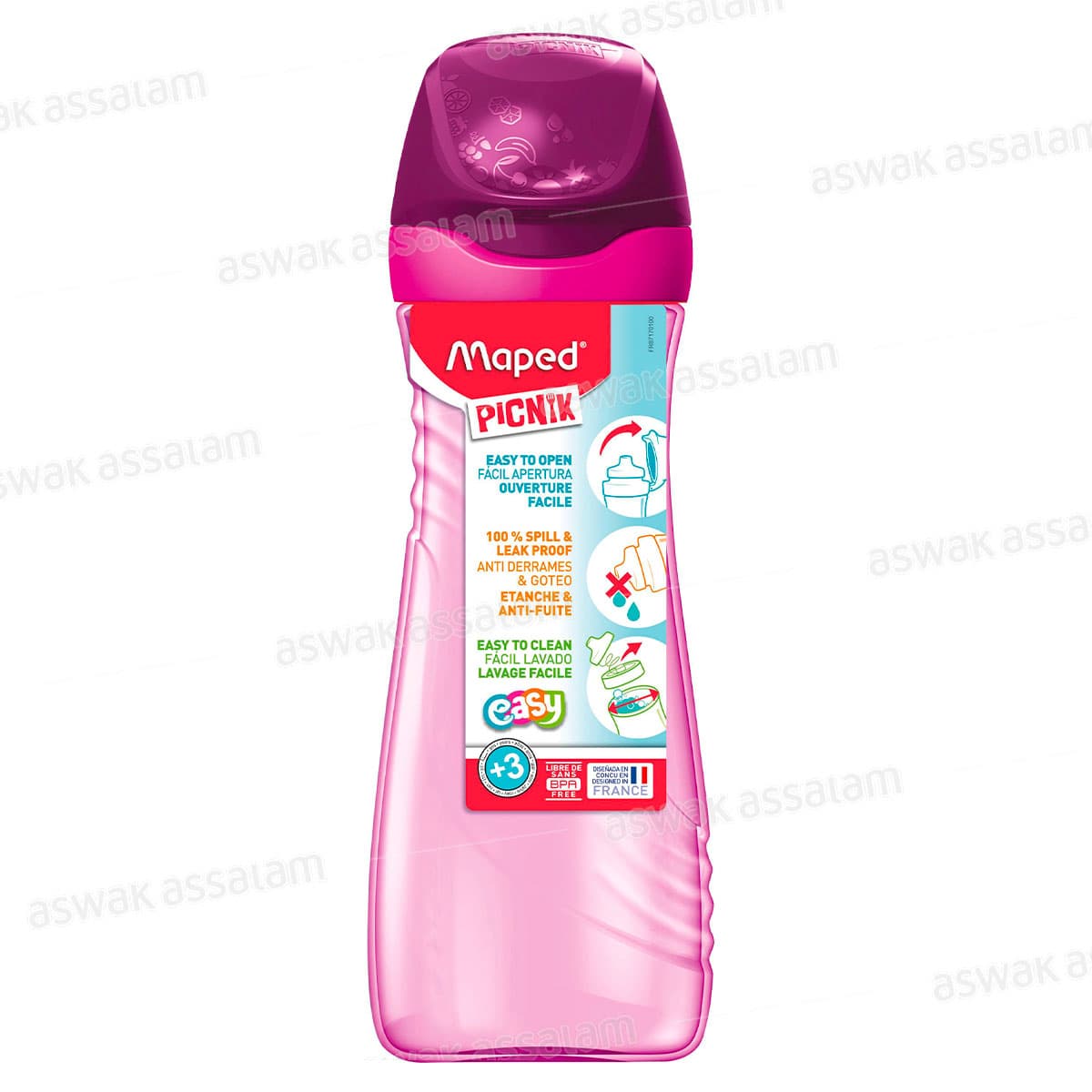 Gourde 580ml Rose Maped Picnik