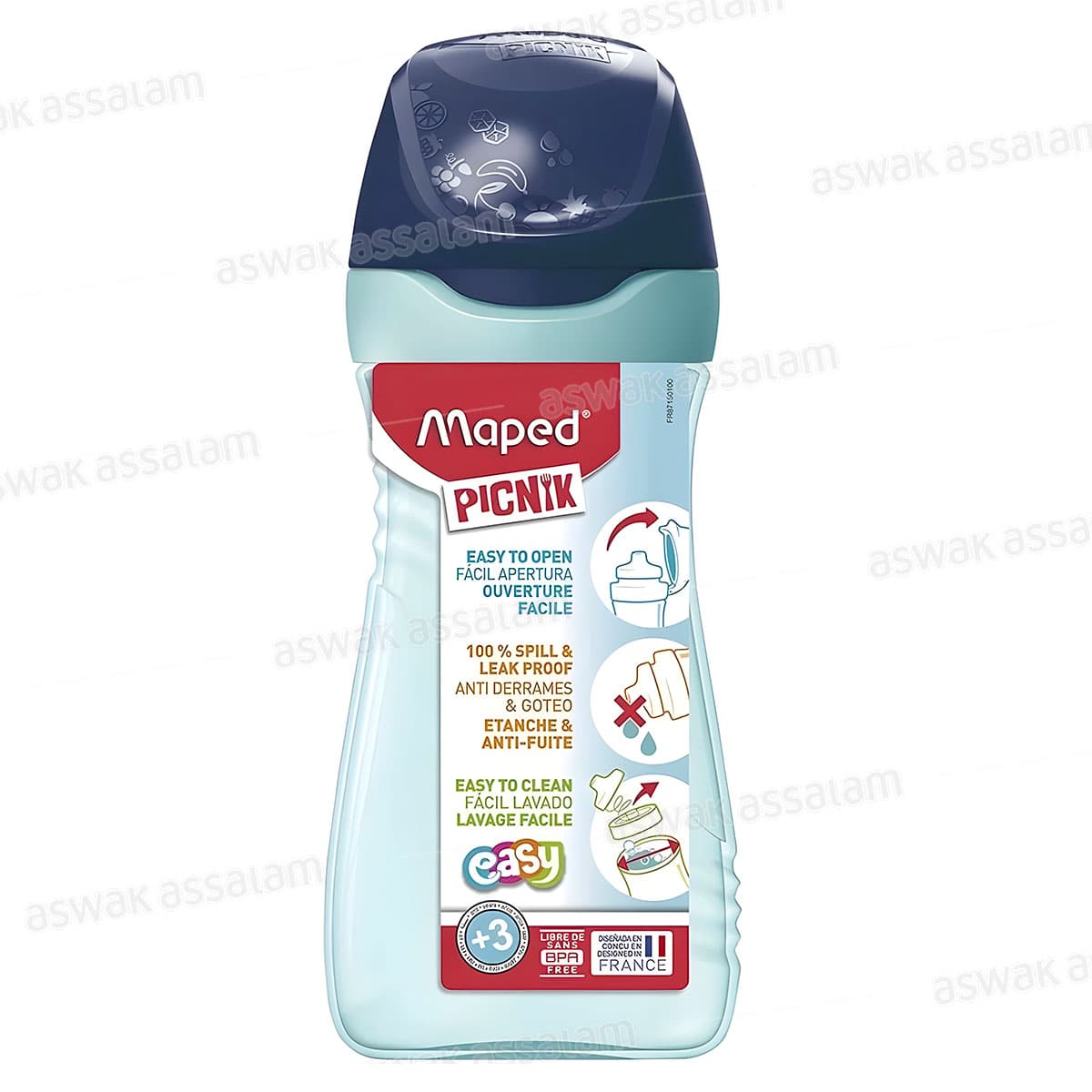 Gourde 430ml Bleue Maped Picnik
