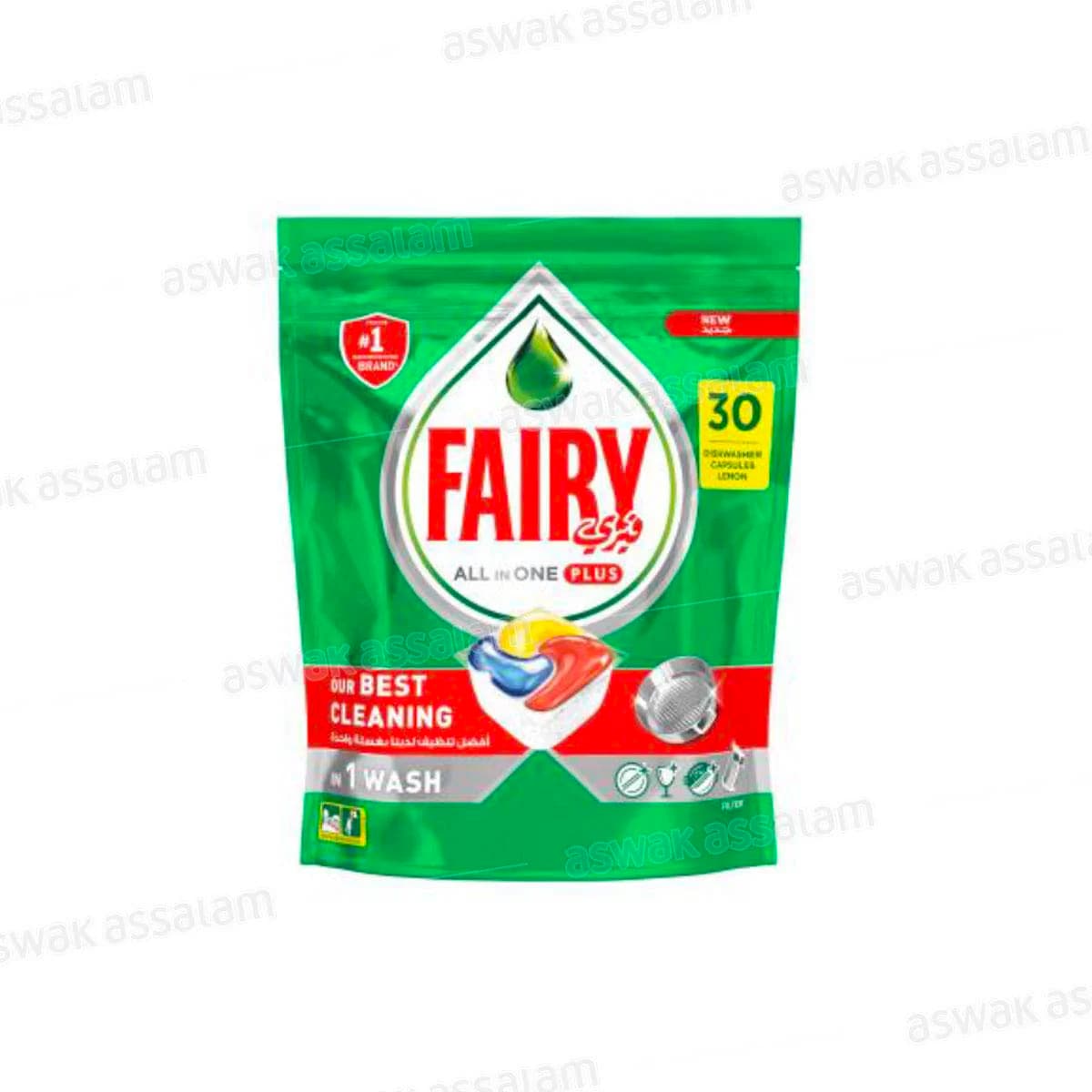 Pastilles Lave Vaisselle Platinium 30 Unites Fairy
