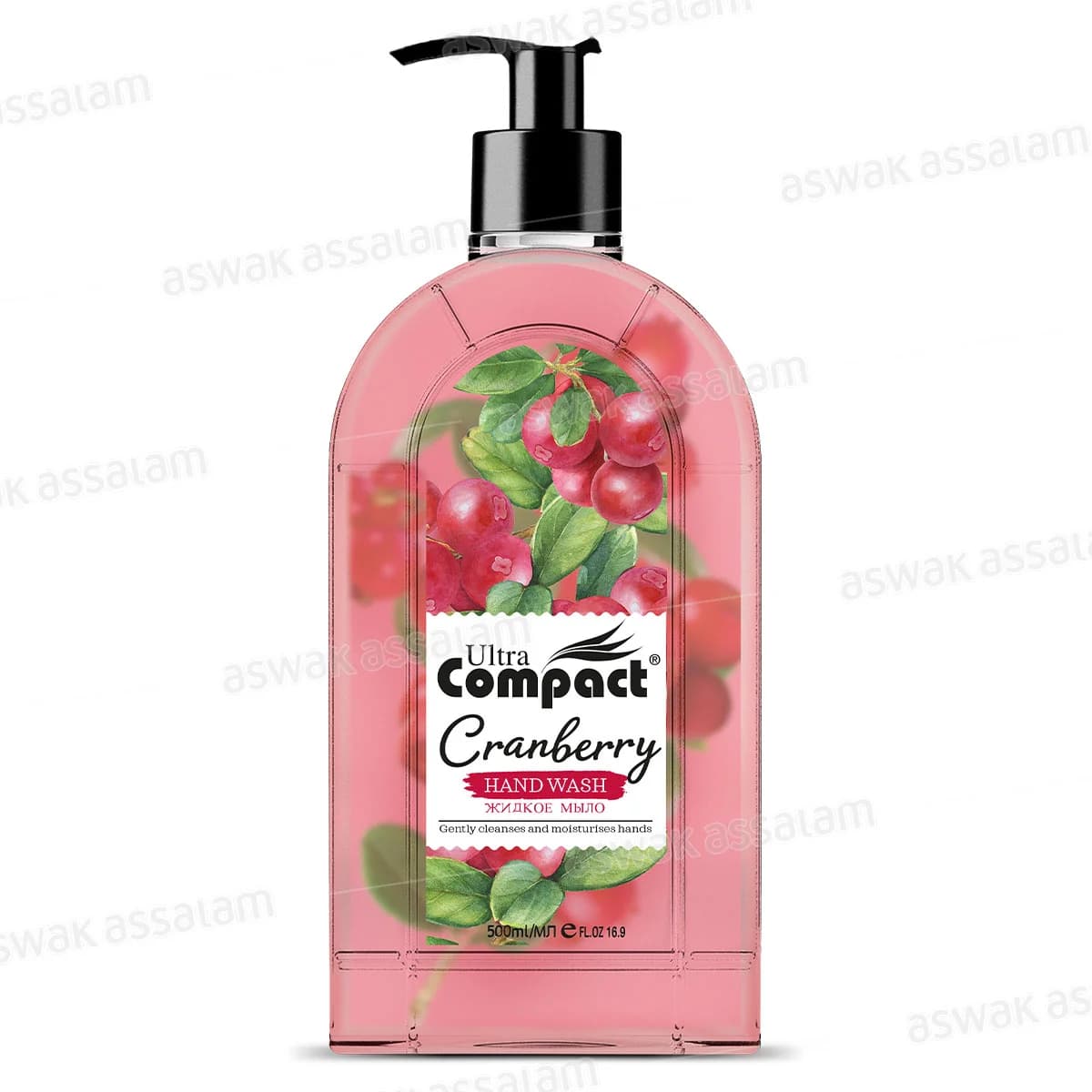 Savon Liquide Mains Cranberry 500ml Ultra Compact