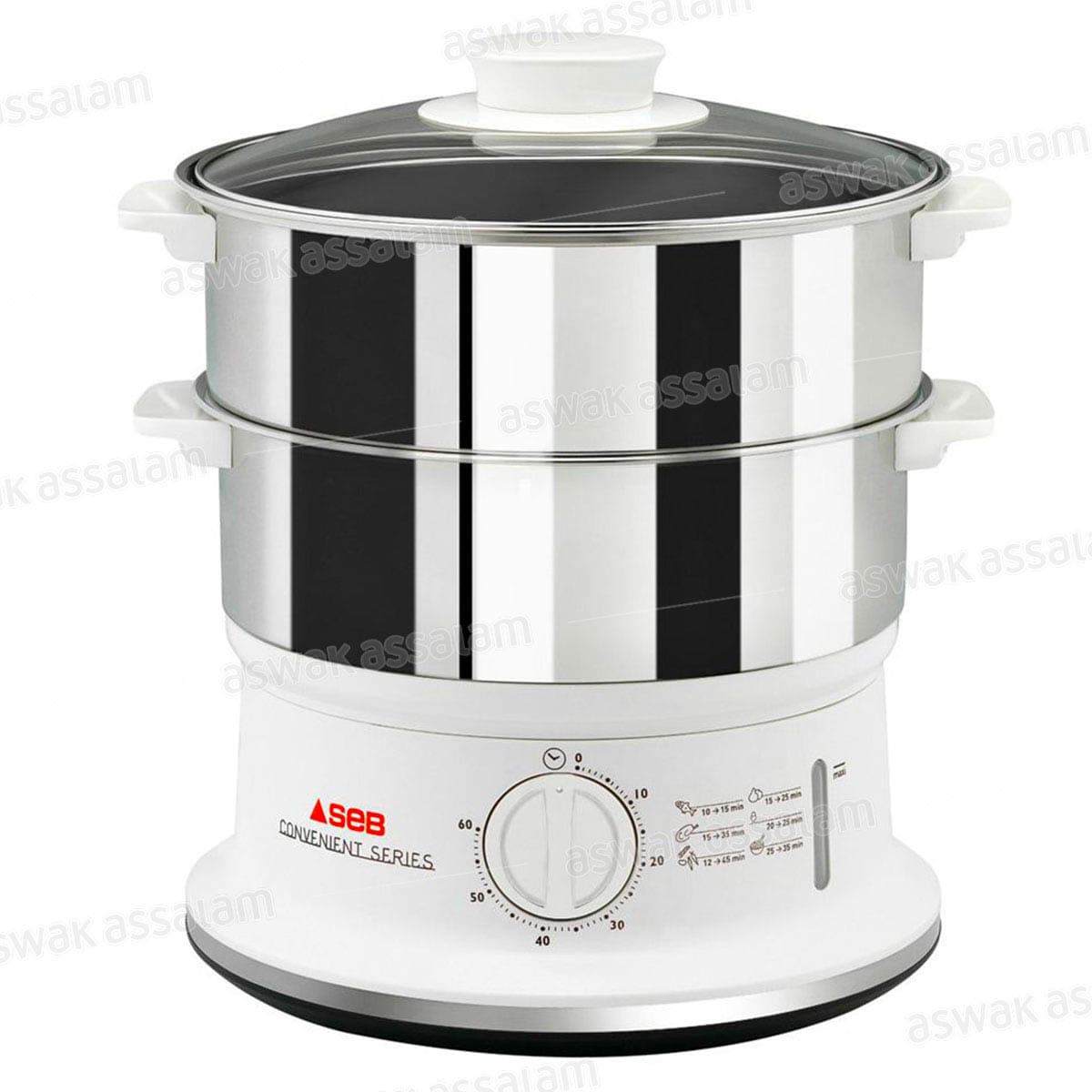 Cuiseur Vapeur 3l 900w Inox Convenient Vc1451 Seb