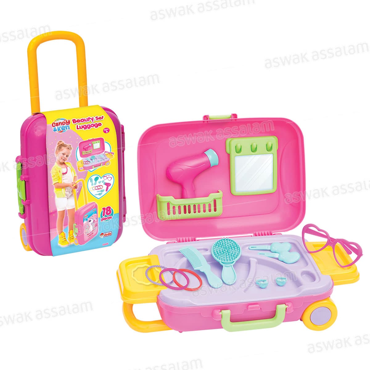 Valise Beaute Avec Accessoires pour Enfant