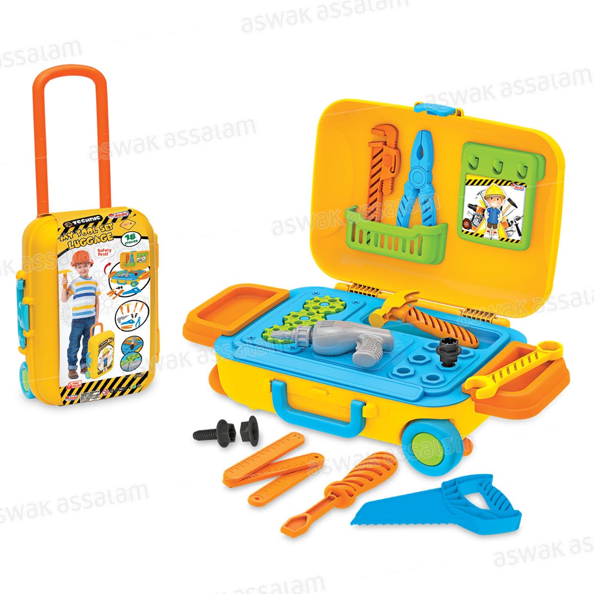 Valise de Bricolage 18 Pieces pour Enfant