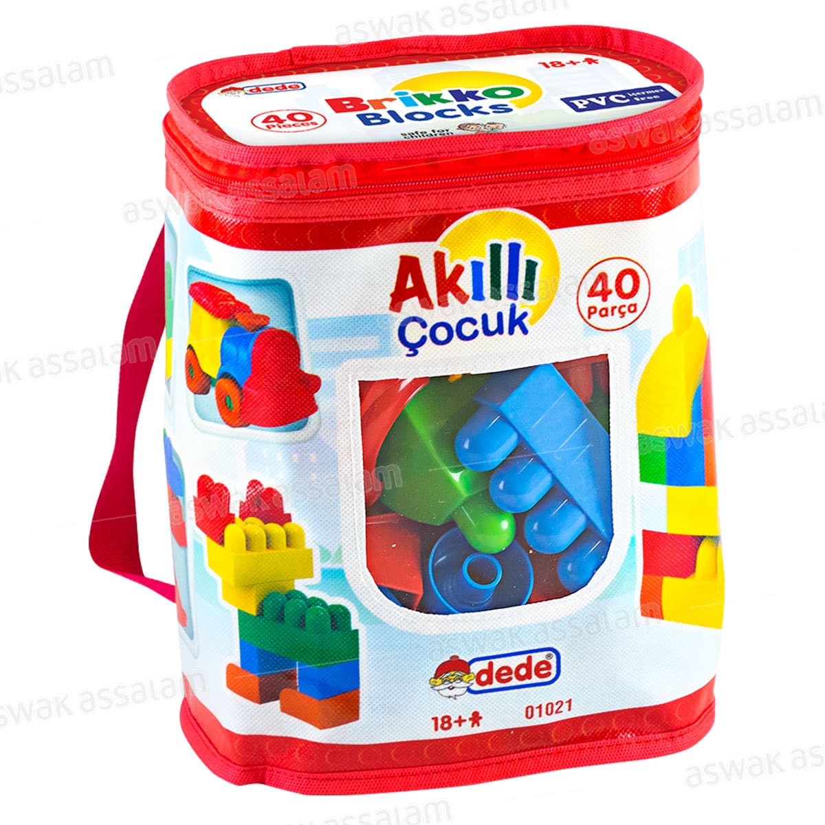 Blocs de Construction Colores 40 Pieces Smart Kids