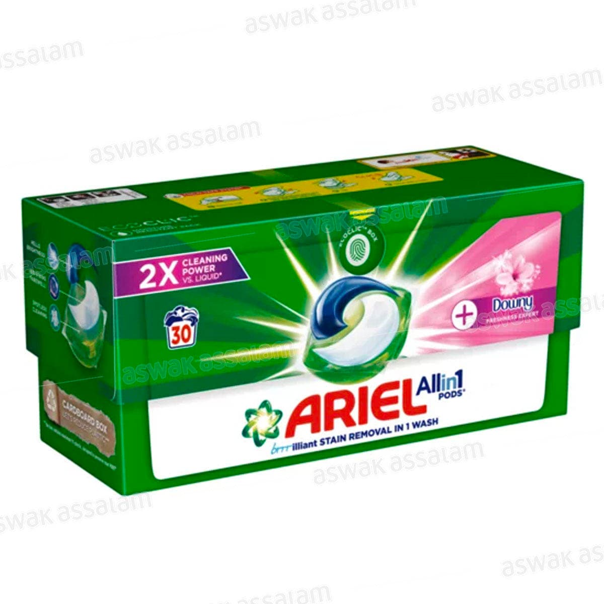 Lessive Pods Tout en 1 Downy 30 Unites Ariel