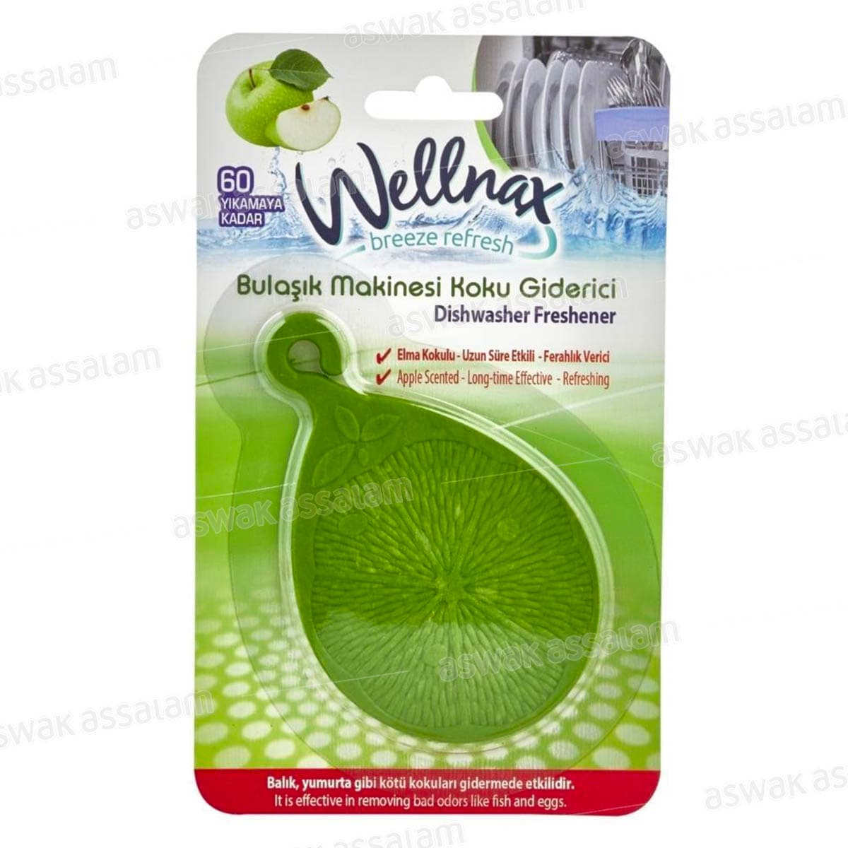 Desodorisant Parfum Pomme pour Lave-Vaisselle Wellnax