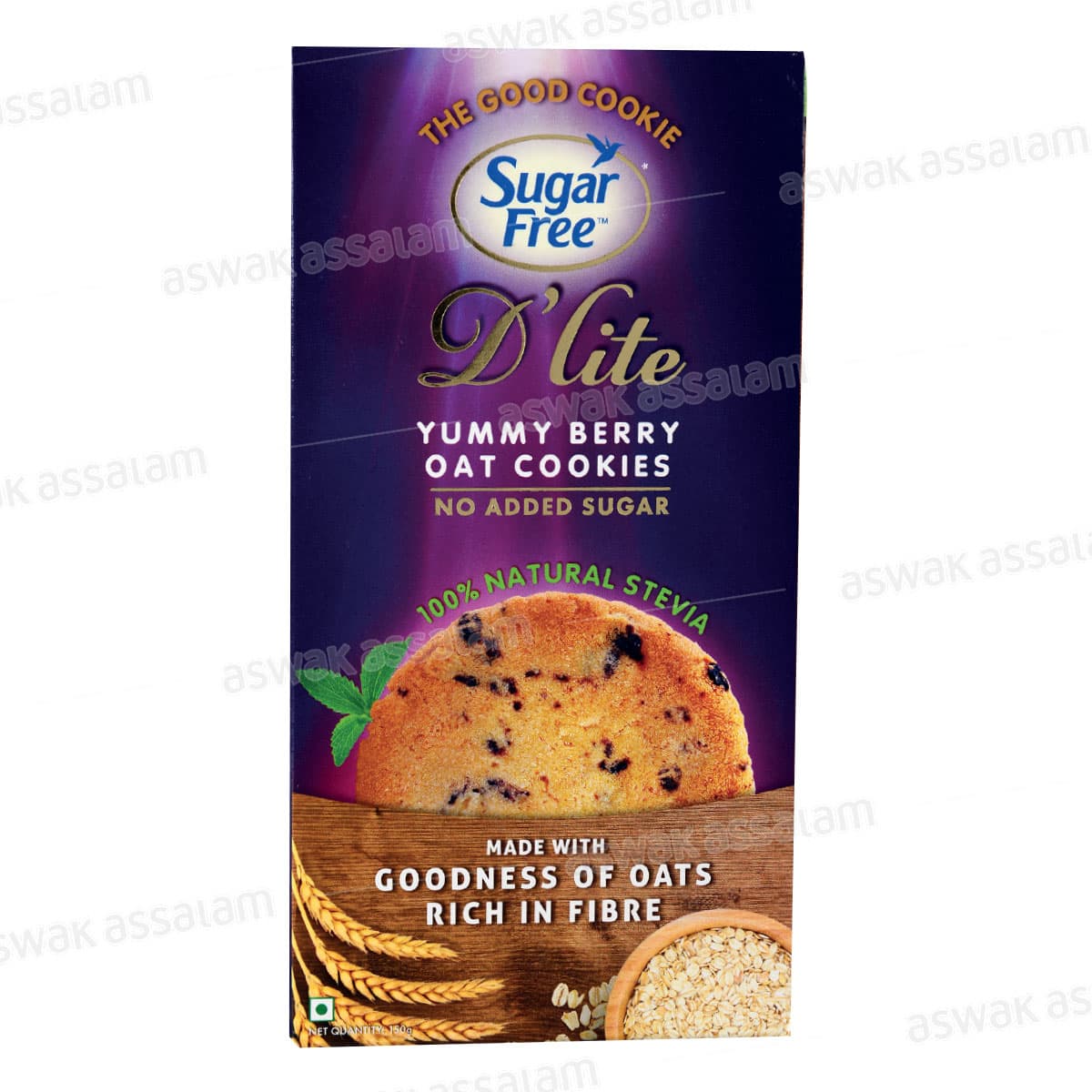 Cookies A L'avoine Sans Sucre Yummy Berry 150g D'lite