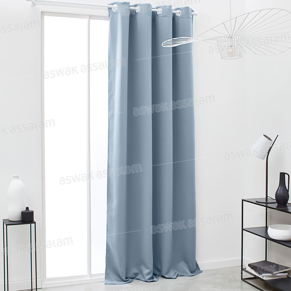 Rideau 140x240cm Bleu