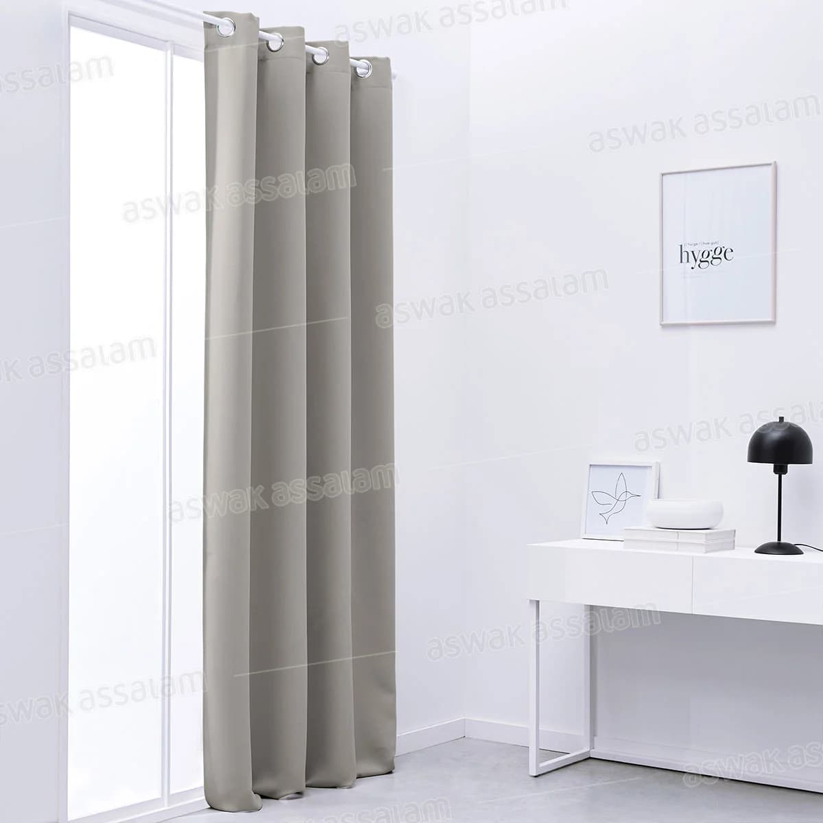 Rideau 140x240cm Gris