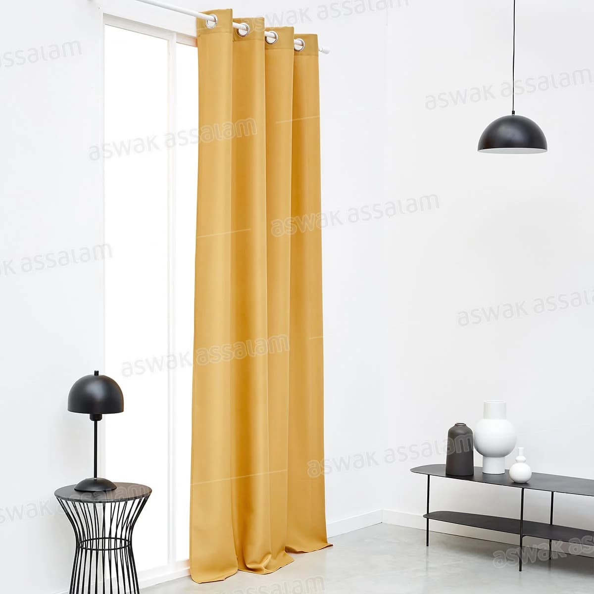 Rideau 140x240cm Moutarde