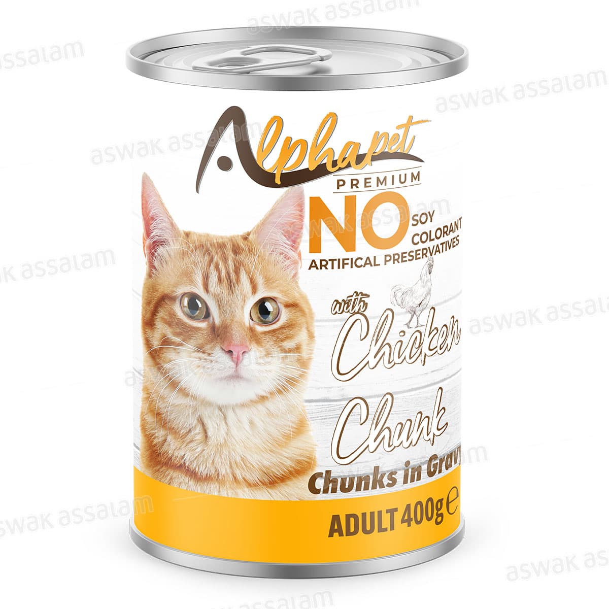 Bouchees Poulet pour Chat Adulte 400g Alphapet