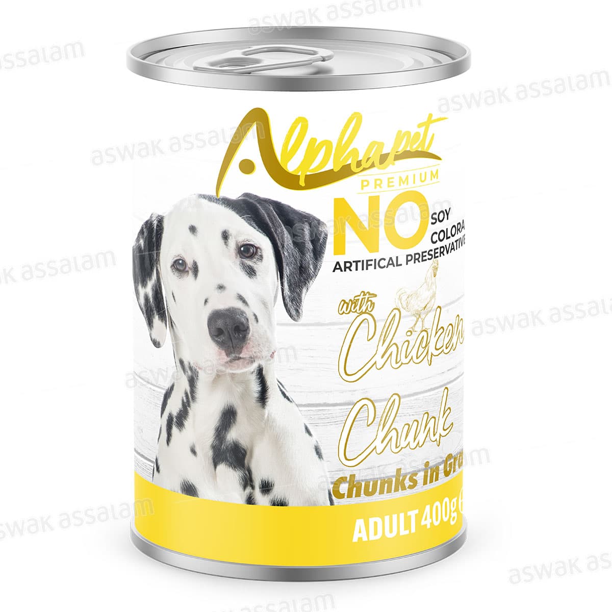 Bouchees Poulet pour Chien Adulte 400g Alphapet