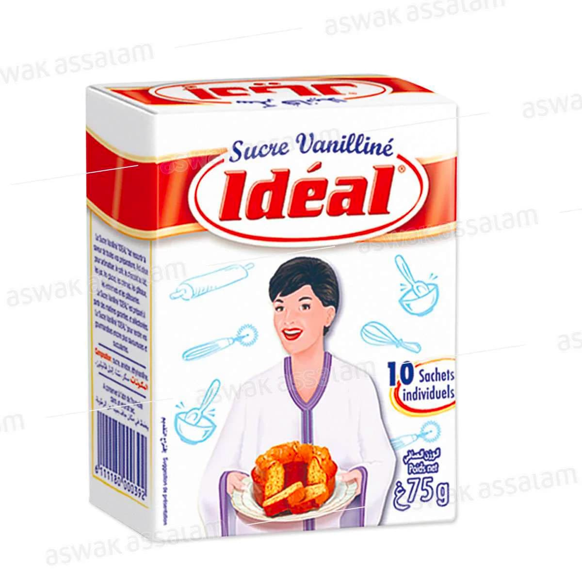 Sucre Vanilline 10 Sachets Ideal