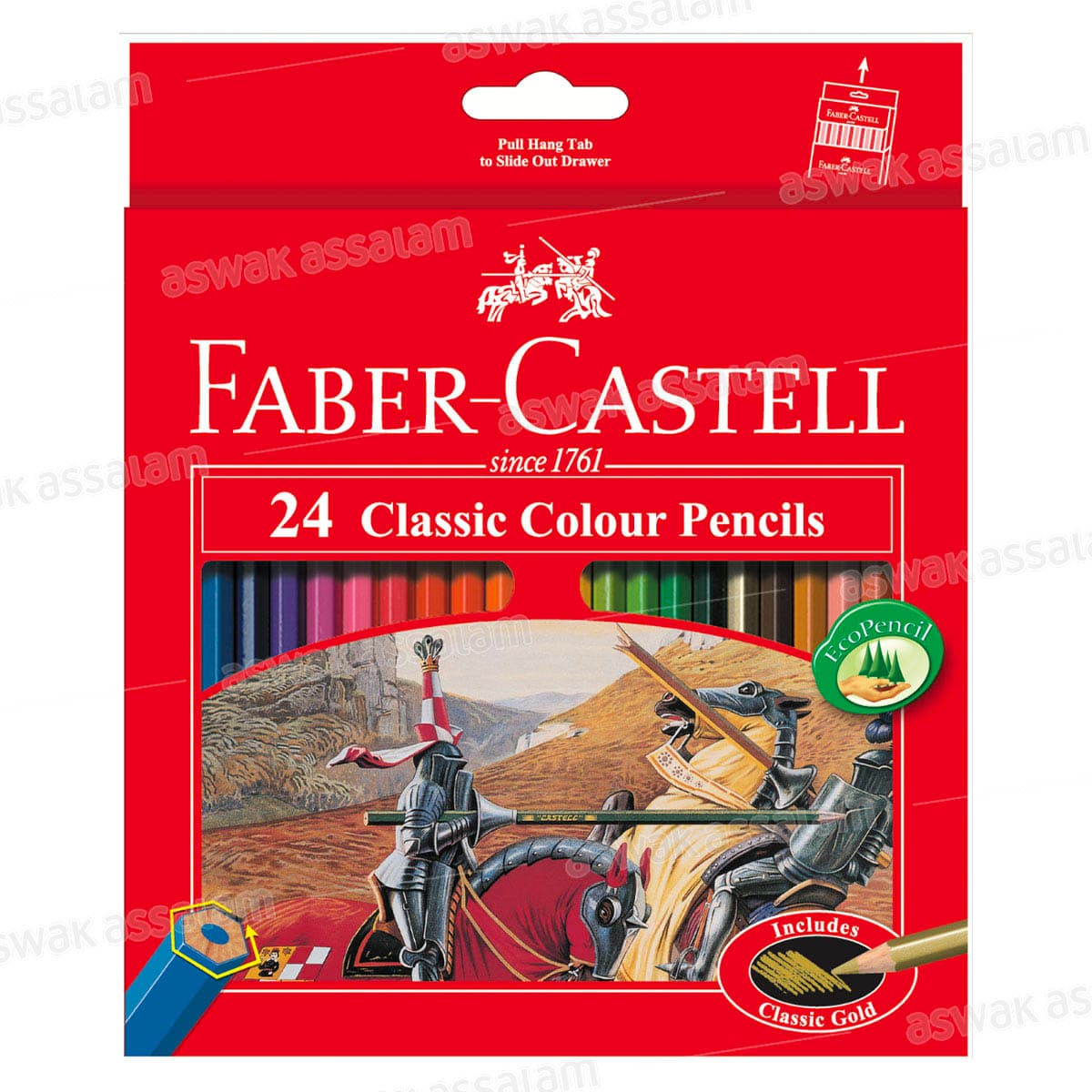 24 Crayons de Couleur Faber-Castell