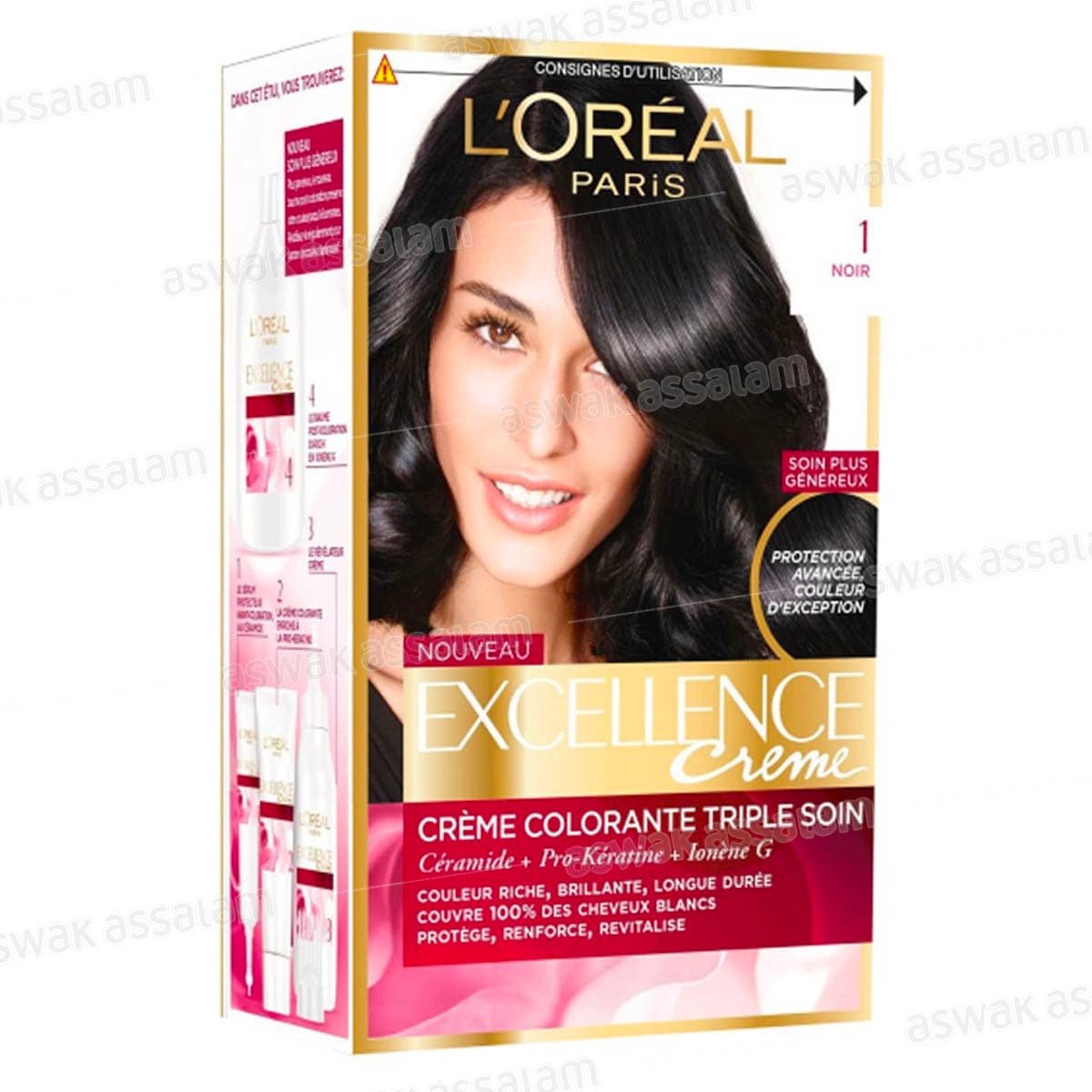 Coloration Creme 1 Noir Excellence