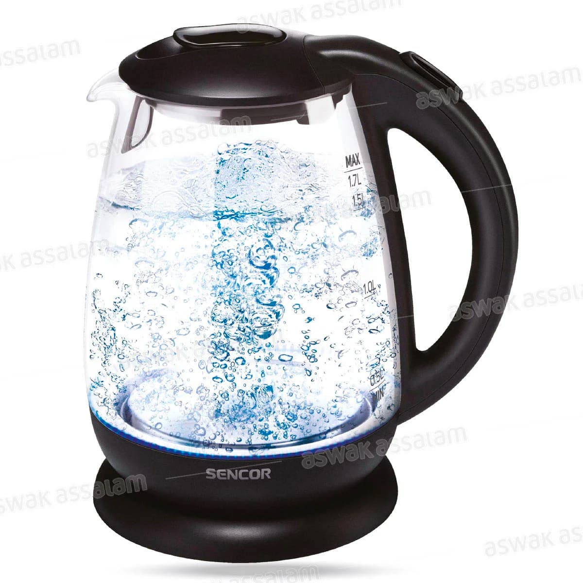 Bouilloire en Verre 1,7l 2200w Swk_1785bk Sencor